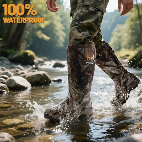 Hunthor Waterproof Insulated Hunting Boots for Men - 8 / Next Camo G2