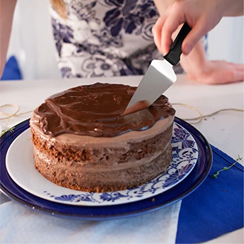 40 Pcs Pizza Spatula Pie Server Set Stainless Steel with Plastic Handle Triangular Shovel for Desserts and Pies - Variation 40