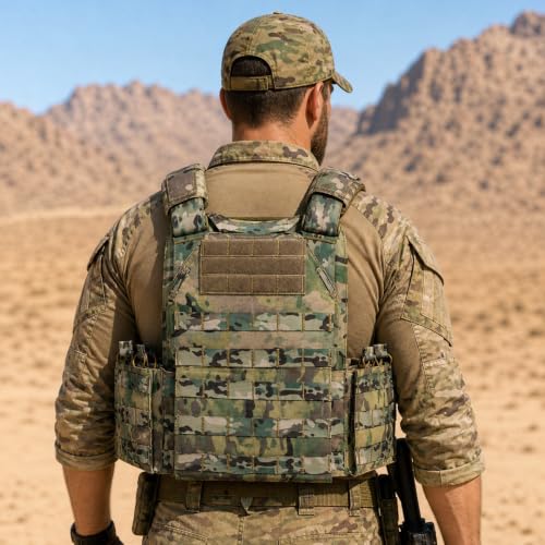 CrogaGear Camouflage Quick Release Tactical Outdoor Vest