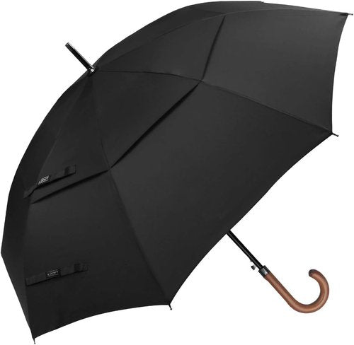 G4Free Golf Umbrella - 52/62 Inch Windproof UV Protection with Classic J Handle - Auto Open Design