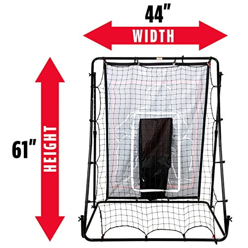 Franklin 2-in-1 Baseball Pitching Target & Rebounder for Youth Training