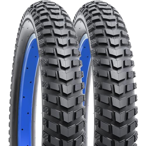 2 Pack 24x3.0 Fat E-Bike Tires - Off-Road Mountain & All-Terrain Bike Tyres