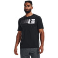 Under Armour Men’s Fast Left Chest Short Sleeve T Shirt – Black / White, Large