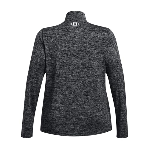 Under Armour Women's Tech Twist Quarter Zip - Medium Black/White