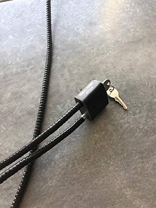 60" Keyed Cable Scooter/Bike & Gun/Rifle Lock