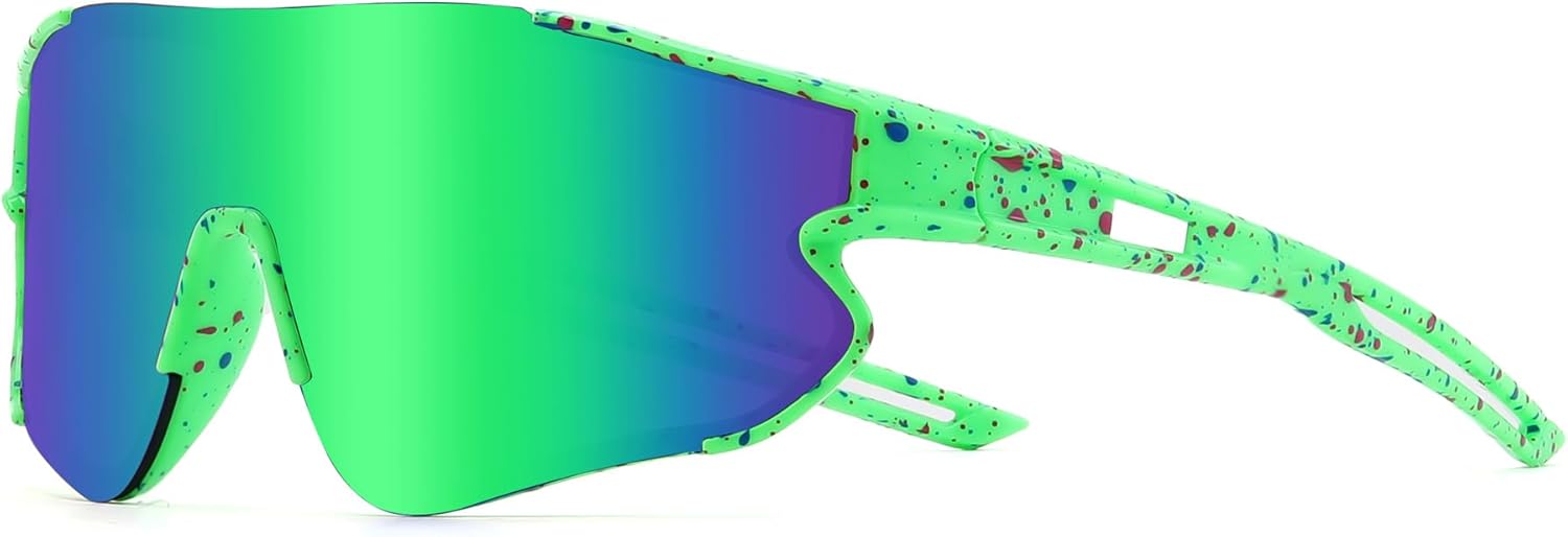 YuJian Kids Sunglasses - UV Protection Baseball & Softball Shades for Boys & Girls | 3-Pack