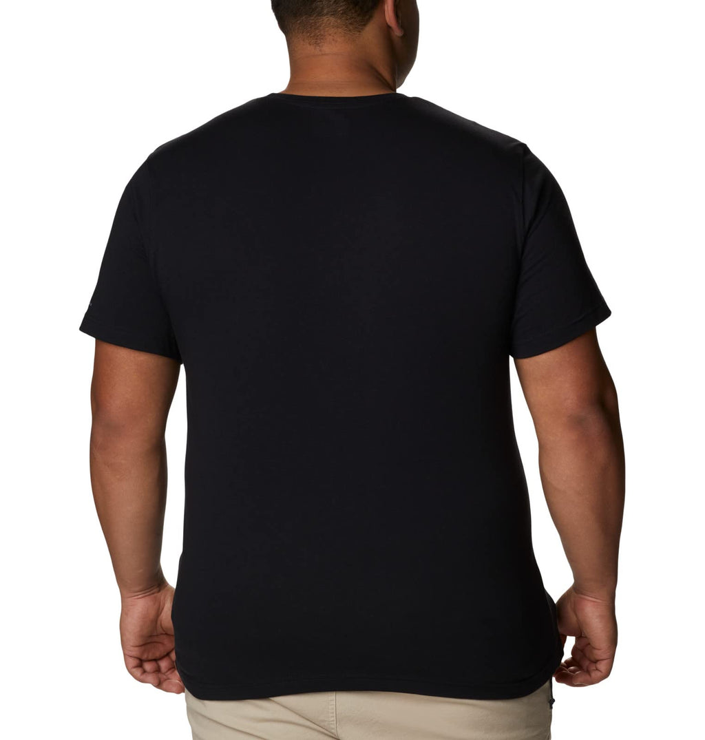 Columbia Men's Thistletown Hills Graphic Short Sleeve, White/Wanderland Graphic, 2X Tall