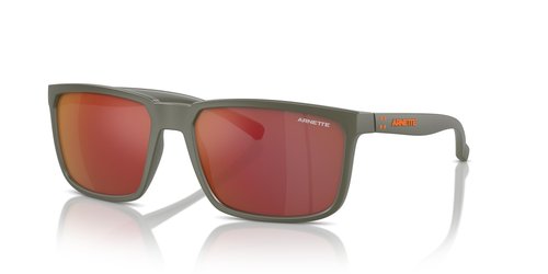 ARNETTE Sunglasses AN 4251 28546R Matte Military/Grey Mirror Orange/Yellow Policarbonate Standard