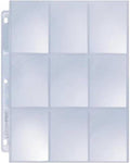 Ultra Pro Silver Series 9 Pocket Pages - Durable Storage for Collectibles | 25 Count Pack