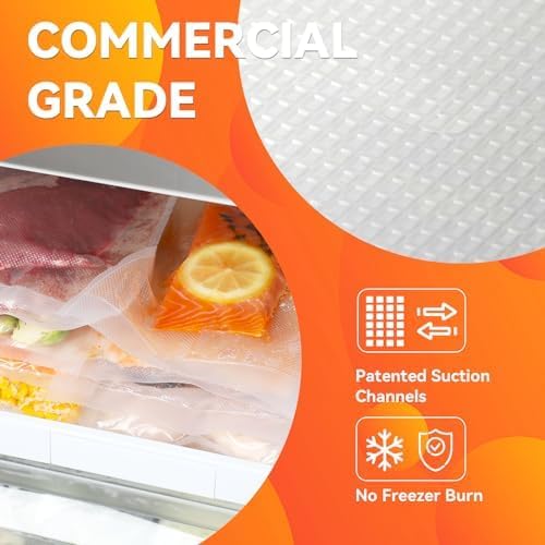 Wevac Vacuum Seal Rolls - 6''x100' & 8''x100' BPA-Free Bags with Cutter | Ideal for Food Storage & Sous Vide