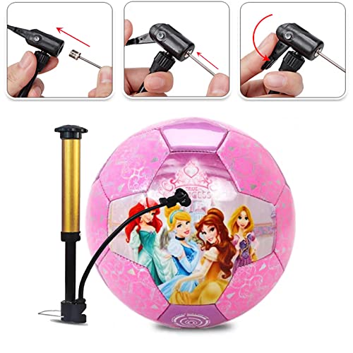 Mini Soccer Ball for Kids Size 3 Cartoon Outdoor Toy - Princess Variation