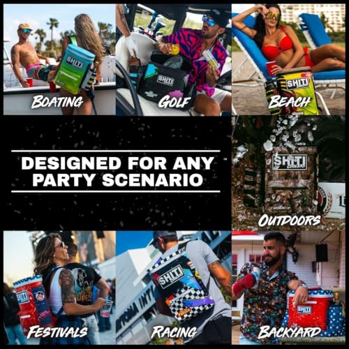 SHITI Patriot Cooler Bag for Camping Beach Travel 15 Can Insulated Soft Lunch Box