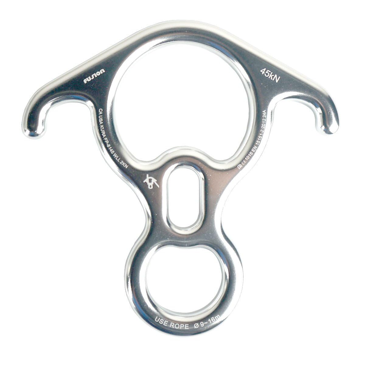 Rescue Descender, Kura Steel, Silver