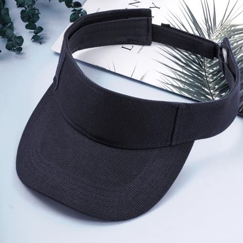 Sport Visor Hat for Women & Men - Adjustable Sun Protection Cap - 5 Pieces