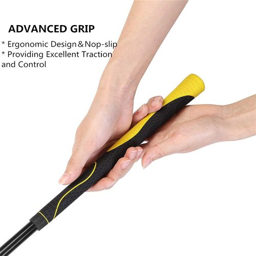 Greatlizard Golf Swing Trainer Aid 48"/40" Warm-Up Stick for Strength Flexibility Tempo Training Golf Practice Aid with Weighted Head Swing Corrector for Men Women