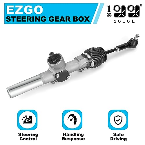 Golf Cart Steering Gear Box Assembly for EZGO TXT 2001-Up - Replaces OEM Parts