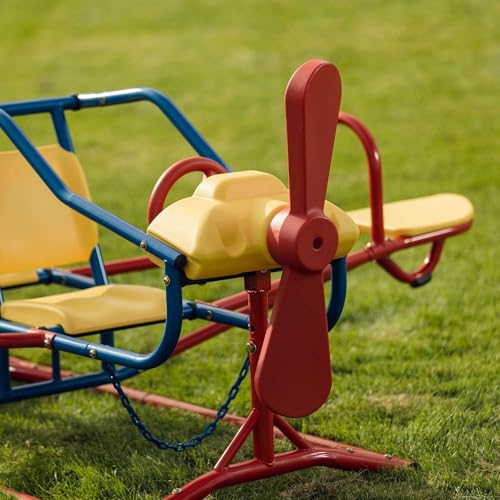 Lifetime Airplane Teeter-Totter for Kids - Double Play Playground Toy