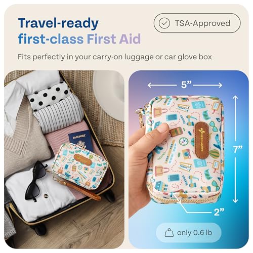 KeepGoing Travel First Aid Kit - TSA-Approved Travel Size