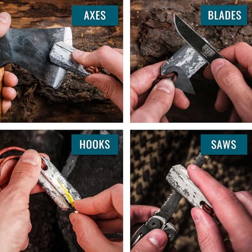 Viking Spark Whetstone & Firestarter Necklace - Survival Gear Pendant