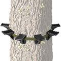 ZIVOXIA 4 Pack Ultra-Light Saddle Hunting Platform Steps with Heavy-Duty Strap & Cam Buckle, Anti-Slip Design