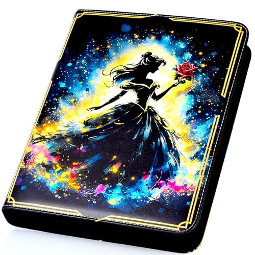 Trading Card Binder with 990 Sleeves - Compatible with Lorcana, MTG & TCG - Bella Lore-990