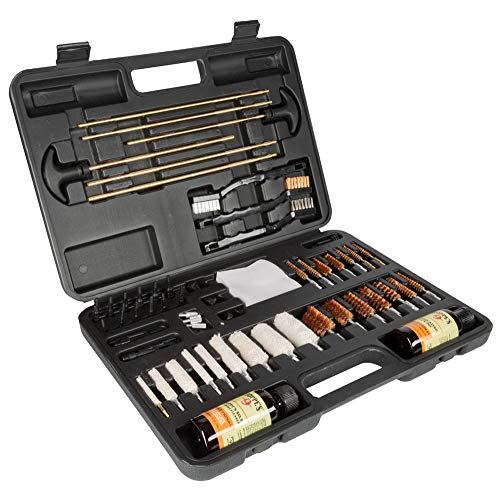 Hoppe's Deluxe Gun Cleaning Kit - 62 Piece Universal Firearm Maintenance Set