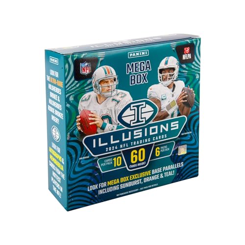 2024 Football Trading Cards Mega Box - Illusions Autographs & Parallels