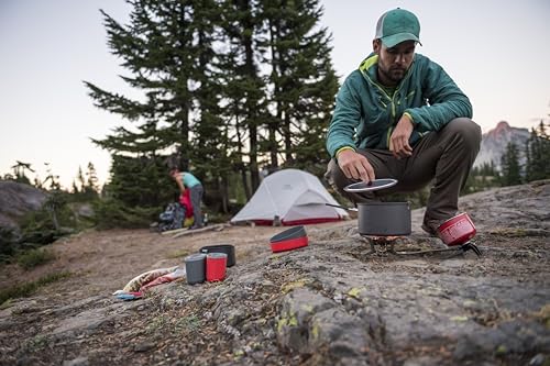 MSR WhisperLite Universal Compact Hybrid Fuel Camping Stove with Storage Bag