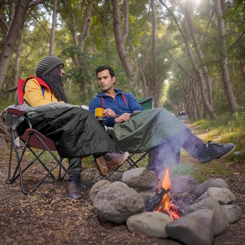 Wind Tour Warm Polar Fleece Blanket for Outdoor & Beach Picnic Black