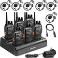 BAOFENG BF-888S Long Range Walkie Talkies for Adults, 6-Pack with Charger
