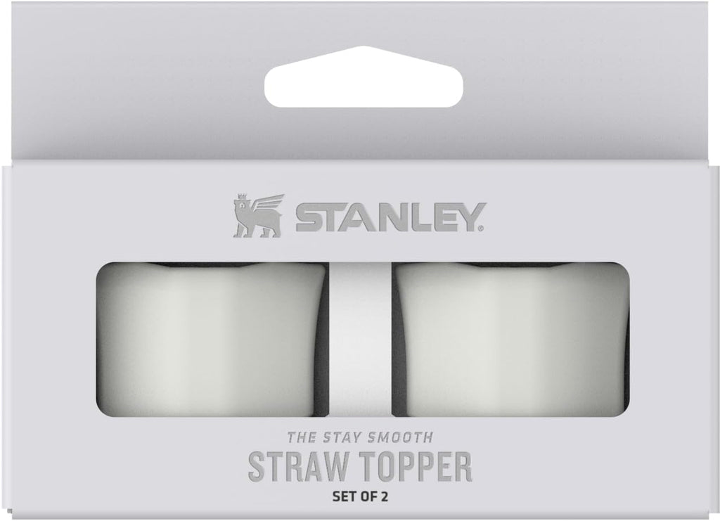 Stanley Quencher Stay Smooth Straw Topper 2-Pack - Ergonomic Silicone Cap for Tumbler | BPA-Free Design