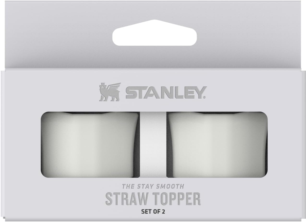 Stanley Quencher Stay Smooth Straw Topper 2-Pack - Ergonomic Silicone Cap for Tumbler | BPA-Free Design
