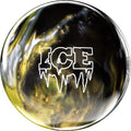 Storm ICE 15 lb Black White Gold Bowling Ball - Durable Polyester Coverstock