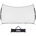 Black 16x10 ft Baseball & Softball Backstop Net - Durable Training Barrier