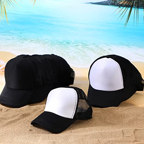 Bulk 48 Pack Sublimation & Embroidery Trucker Hats for DIY Printing