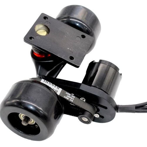 vanpro® DIY Electric Long Skateboard 7243PU70MM Wheel Drive Wheel Pulleys Kit Parts Double Kicktail Small Fish Brush Street (7243Pulley+5065 Motor Mount)