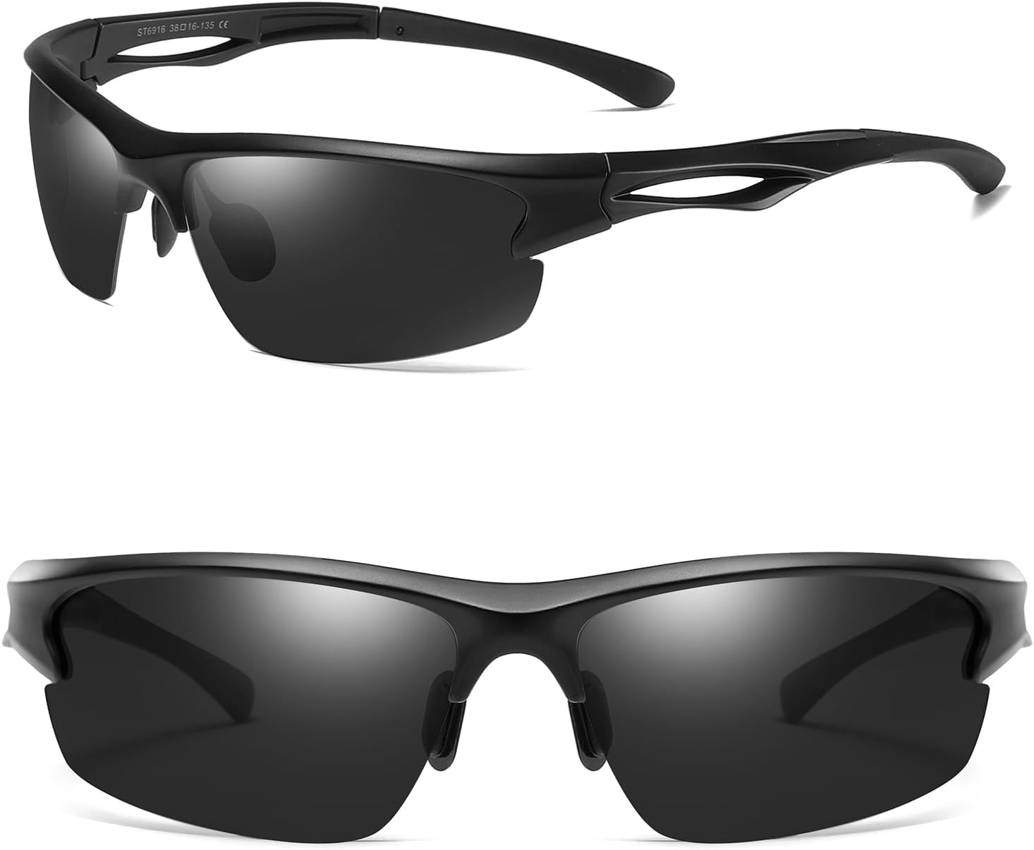 Skiennix Polarized Cycling Sunglasses - UV400 Wrap-Around Protection for Men | Ideal for Fishing & Driving