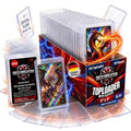 100 Top Loaders and Penny Sleeves Set for Trading Cards - Clear 3x4 in 35PT - Includes Variation of THIS Listing