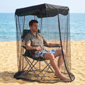Yahenda Mosquito Net for Canopy Chair - Waterproof Mesh Cover with Zipper, 63" H