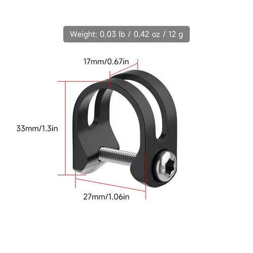 Bicycle Brake Lever Clamp with Aluminum Alloy Material， Cycling Bar Clamp for Sram Avid E7 E9 X0 Guide R RS RSC Code and More Compatible Models (2Pcs)