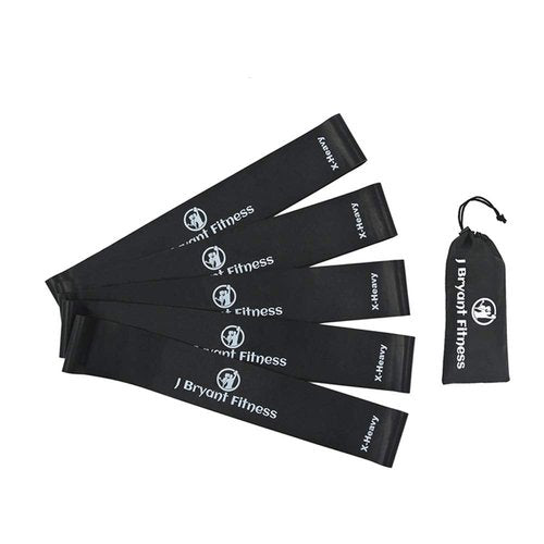 J Bryant Heavy Resistance Bands, Thick Resistance Bands Set, Training Straps Stronger, Workout Your arms, Back, Shoulders, Legs, and Butt Extra Heavy Carry Bag (Black)