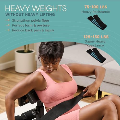 Foldable Hip Thrust Machine for Home Gym - GluteBlast Lite, 220 lb Capacity