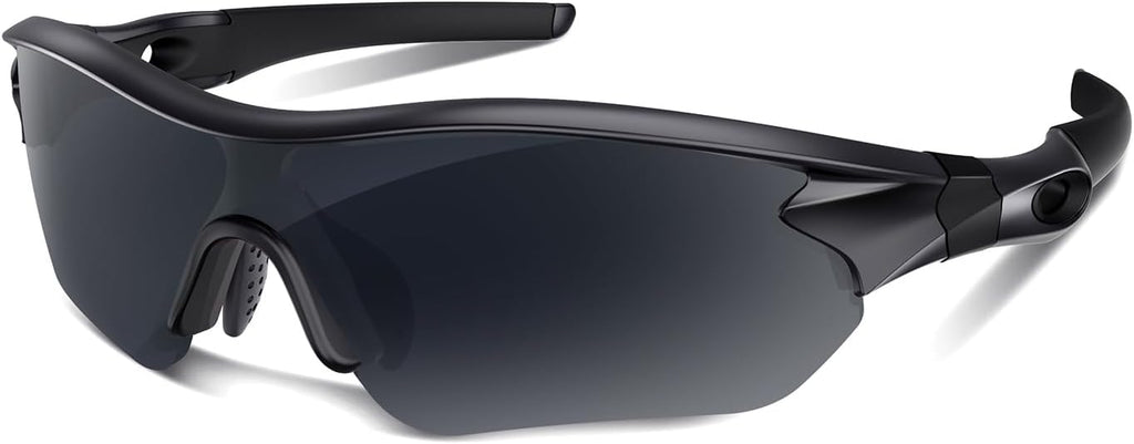 Polarized Sports Sunglasses - UV400 Protection for Men, Women & Youth | Ideal for Baseball, Running & Cycling