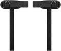 Ekkovision Weight Lifting Straps - Heavy Duty Cuffed D-Ring Wrist Support for Enhanced Grip | Black