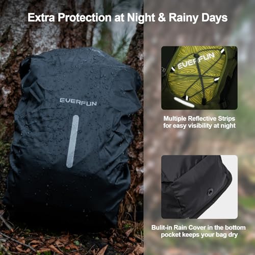 Everfun Hydration Backpack 18L with 3L Water Bladder - Olive Green