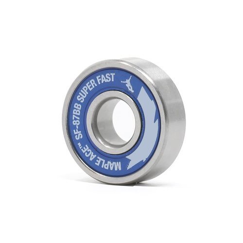 MAPLE ACE 608-2RS Skateboard, Inline Roller Skate, Scooter 8 Bearings Blue Rubber Sealed