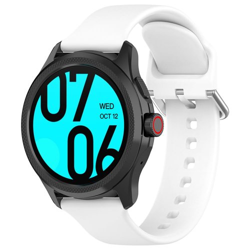Waekethy Bands for Ticwatch Pro 5, 24mm Watch Strap Adjustable Sport Wristband Soft Silicone Replacement Band Compatible with Ticwatch Pro 5 Smartwatch