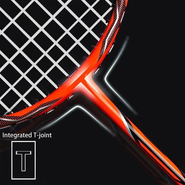 4-Pack Carbon Fiber Badminton Rackets Set - Lightweight Durable Sports Gear