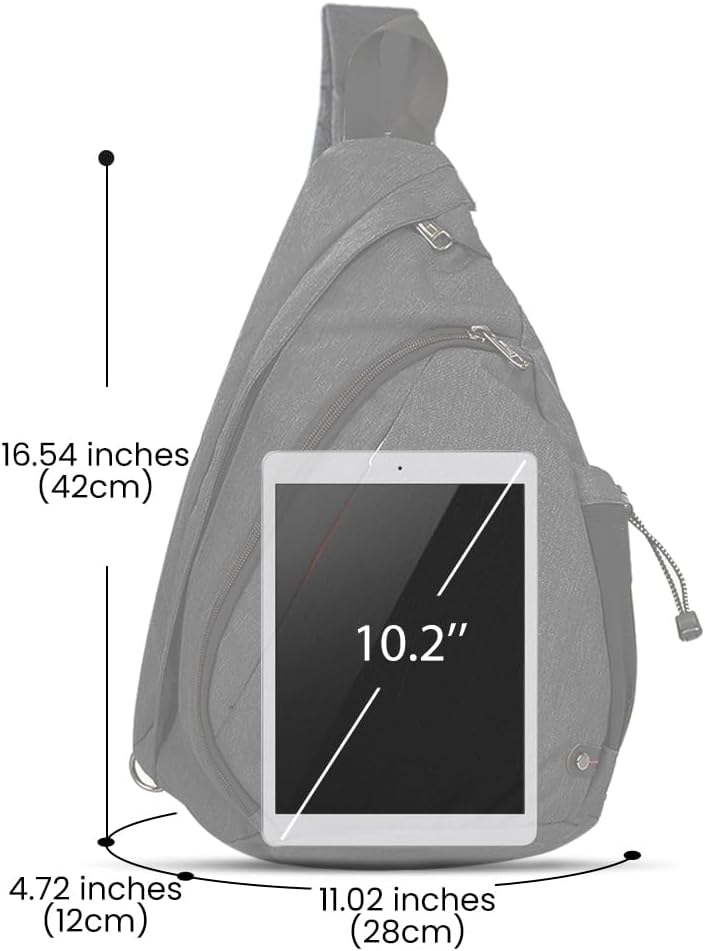OutdoorMaster Sling Bag - Versatile Hiking Daypack | Crossbody Travel Backpack for Men & Women