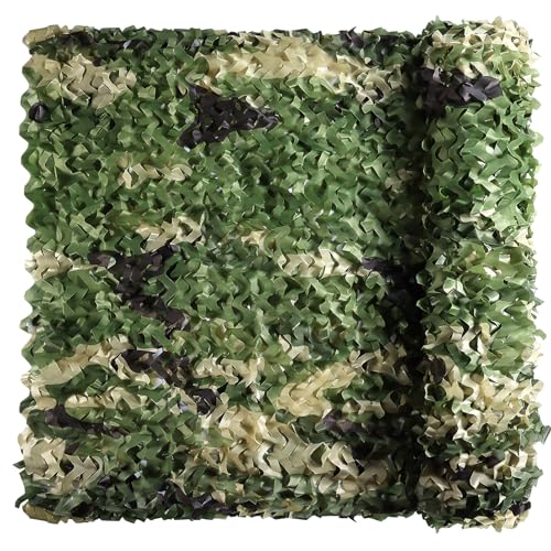 iunio 19.68ft x 19.68ft Camouflage Netting - Woodland Bulk Mesh for Hunting & Decoration